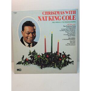 Christmas With Nat King Cole & Fred Waring Pennsylvanians Vinyl LP Record Album